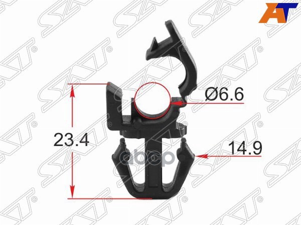 Клипса (крепления трубок эл. проводки FORD (Продажа по 10шт)) Sat арт. ST-M12525