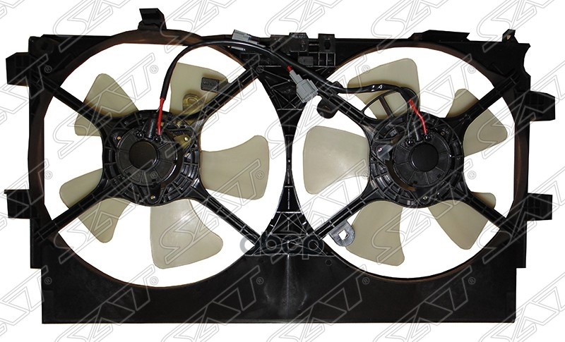 Диффузор Радиатора В Сборе Mitsubishi Lancer 07-/Asx 10-/Outlander Xl/Citroen C-Cros Sat арт. ST-MB51-201-0