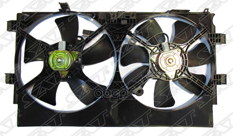 Диффузор радиатора в сборе MITSUBISHI LANCER 07-/ASX 10-/OUTLANDER XL/CITROEN C-CROS Sat арт. ST-MBW5-201-0