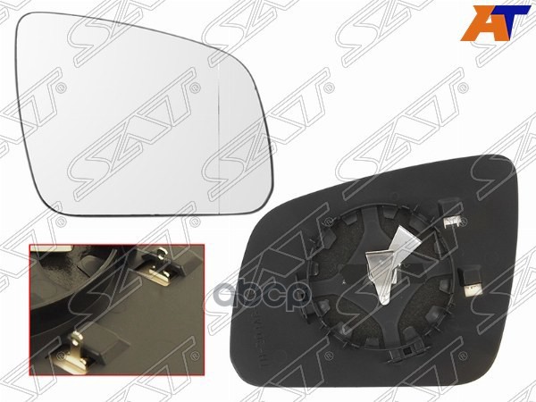 Полотно зеркала Mercedes-Benz C-Class 07-11 (Справа/ Обогрев/ асферическое) Sat арт. ST-MD08-940G-1