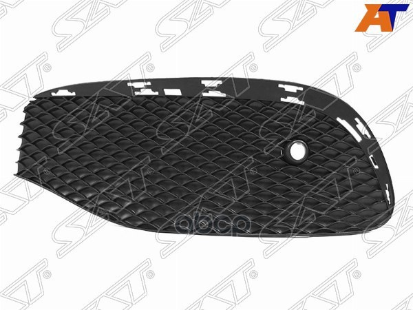 Решетка в бампер Mercedes-Benz E-Class 16-20 (Слева/ Под сонары(парктроники)) Sat арт. ST-MD12-000G-2