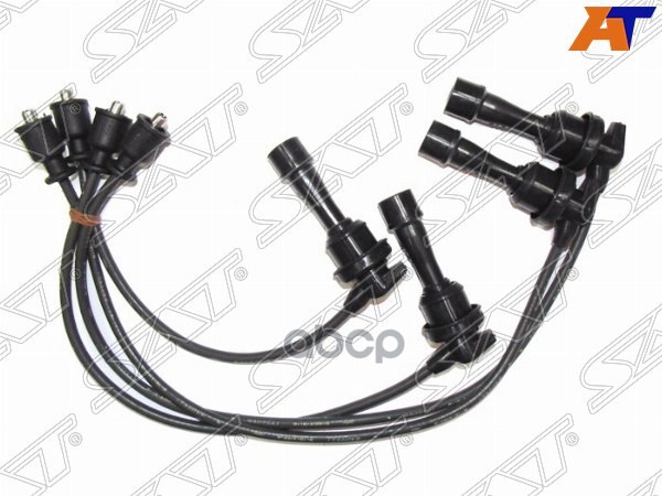 Провода высоковольтные Mitsubishi Eclipse 94-99 / Galant 92-96 4G63;4G64 (круглое основание) Sat арт. ST-MD195228