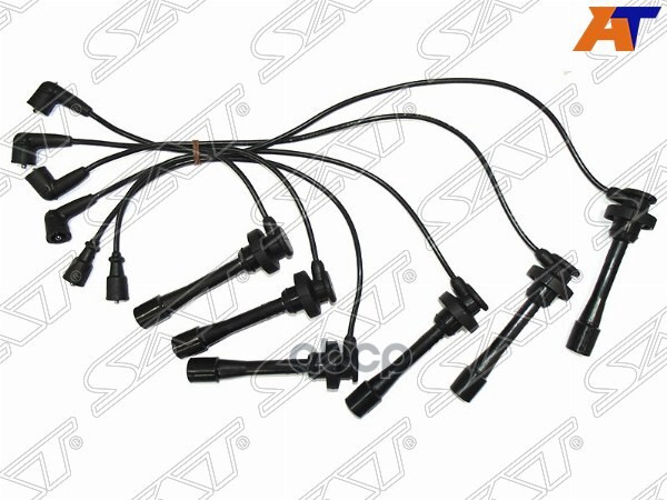 Провода высоковольтные MITSUBISHI PAJERO/MONTERO SPORT K96W 98-09 6G72 (кругл. резин.) Sat арт. ST-MD371794