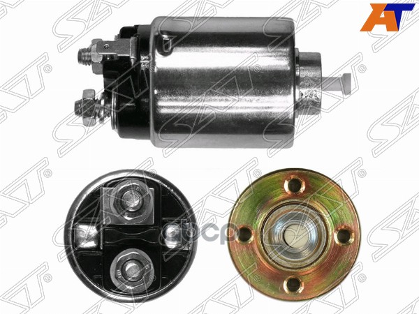 Втягивающее реле стартера MAZDA 323/SUZUKI SX4/NISSAN MARCH K10 82-91 (4 креп.отв.) Sat арт. ST-MD611040