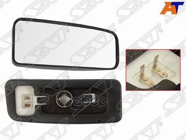 Полотно зеркала Mercedes-Benz Sprinter 06-18 (Справа/ Обогрев/ малое (круглое крепление)) Sat арт. ST-MDS2-940G-B1