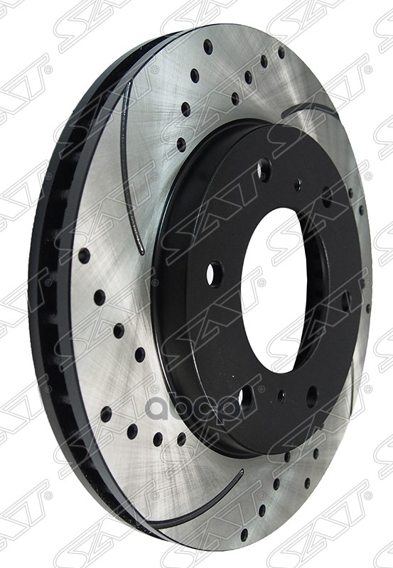 Комплект дисков тормозных передний перфорированные MITSUBISHI L200 05- PAJERO SPORT 08-14 Sat арт. ST-MN102276PF