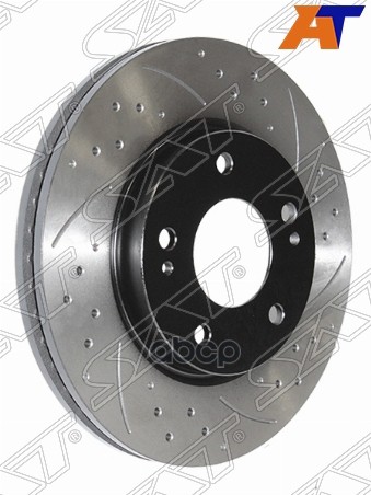 Диски тормозные(комплект 2шт) Mitsubishi Lancer 02-10 / Outlander 02-09 Sat арт. ST-MR510966PF