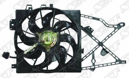 Диффузор радиатора в сборе OPEL VECTRA B 95-02 Sat арт. ST-OP34-201-0