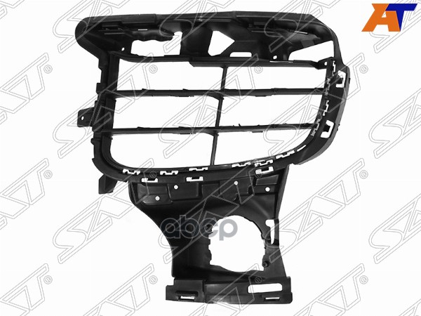 Решетка в бампер Porsche Cayenne 14-18 (Слева) Sat арт. ST-PR02-000G-A2