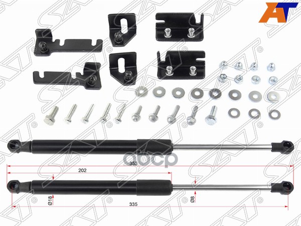 Амортизатор капота Kia Rio 16-20 / Rio X-Line 17-20 (Справа=Слева) Sat арт. ST-R4500H0100