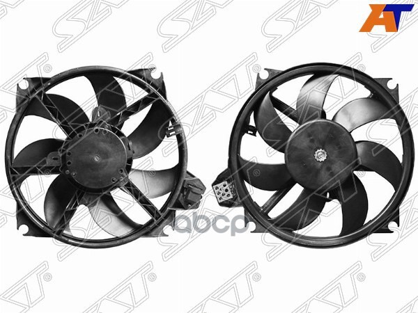 Диффузор радиатора в сборе RENAULT MEGANE III/FLUENCE 10- Sat арт. ST-RN49-201-0