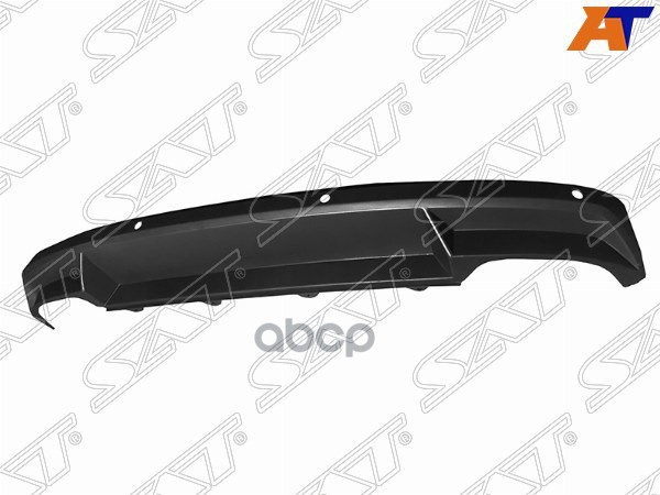 Спойлер бампера Skoda Octavia 12-20 (Сзади/ Под сонары(парктроники)) Sat арт. ST-SD27-087S-A0