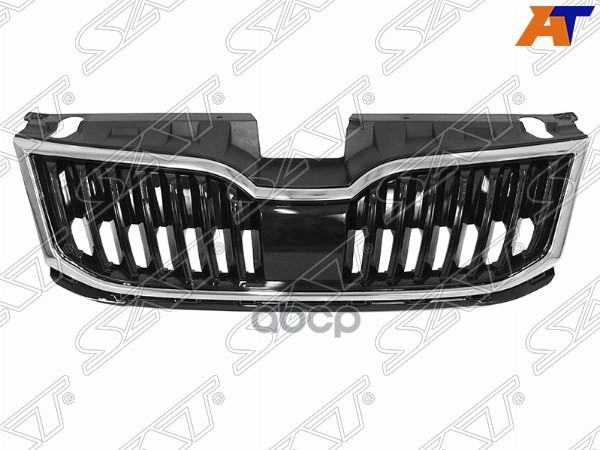 Решетка радиатора Skoda Octavia 16-20 (с хром молдингом/с накладкой) Sat арт. ST-SD27-093-B0