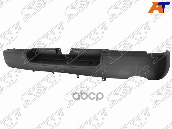 Бампер задний Toyota Hiace 04-10 (узкая кабина, под подножку (1695 см)) Sat арт. ST-TY74-087-A0