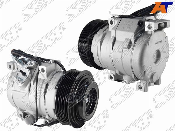 Компрессор кондиционера Toyota Land Cruiser Prado (J120) 02-09 / 4Runner 02-09 Sat арт. ST-TY91-396-0