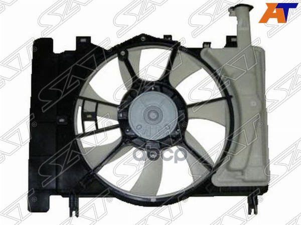 Диффузор радиатора в сборе TOYOTA VITZ/YARIS/RACTIS 1/2NZ 05-/IST 07- Sat арт. ST-TYA2-201-0