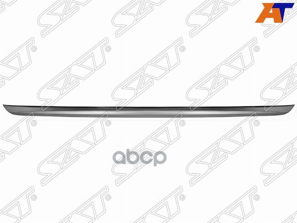 Молдинг бампера Toyota Highlander 10-13 / Kluger V 10-13 (Сзади) Sat арт. ST-TYG3-087M-0