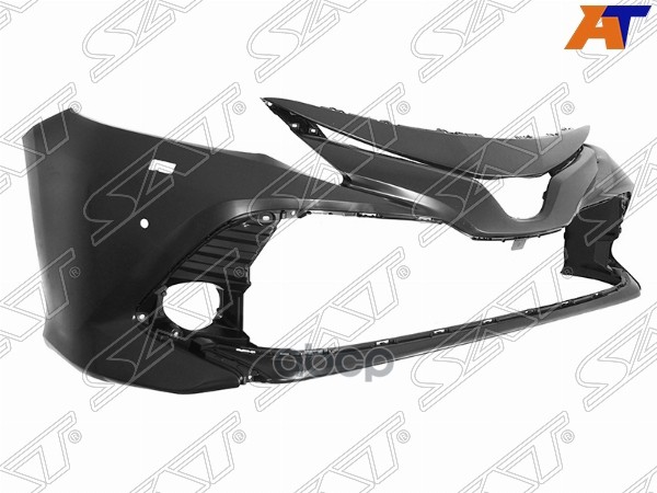 Бампер передний Toyota Camry (XV70) 17-21 / Camry UAE/USA 17-20 (Под омыватели фар/ Под сонары(паркт Sat арт. ST-TYL7-000-A0