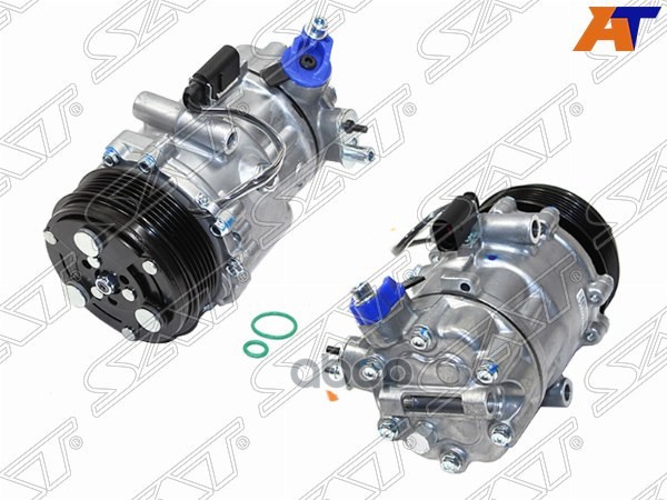 Компрессор кондиционера Volkswagen Polo 09-20 / Jetta VA3 19- Sat арт. ST-VW01-396-0