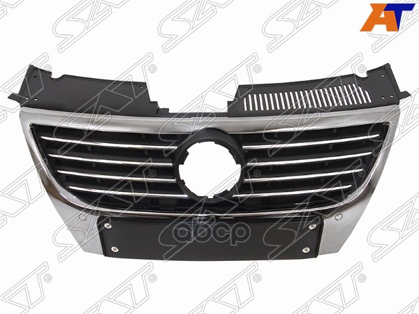 Решетка радиатора Volkswagen Passat 05-11 (Под сонары(парктроники)) Sat арт. ST-VWA8-093-0