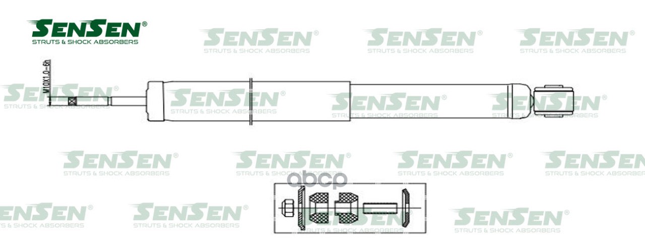 Амортизатор задний L=R DAEWOO NEXIA/ESPERO/CHEVROLET LANOS SENSEN 3112-0009 Sensen арт. 3112-0009