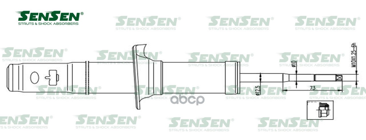 Амортизатор Honda Civic Vi Передний Sensen арт. 32130074