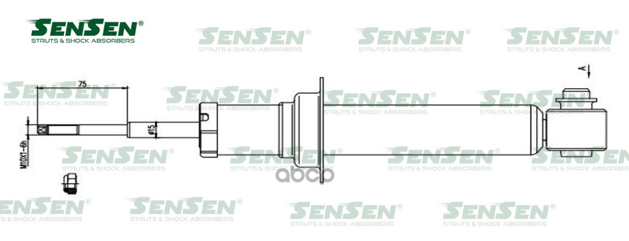 Амортизатор BMW 5 (E39) 03 зад.газ. SENSEN 3213-0205 Sensen арт. 3213-0205