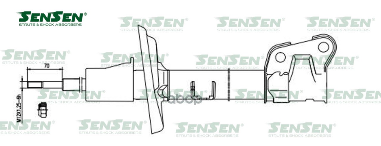 Аморт. Перед. Прав. Acura Mdx 07-13 Sensen 42142201 Sensen арт. 4214-2201
