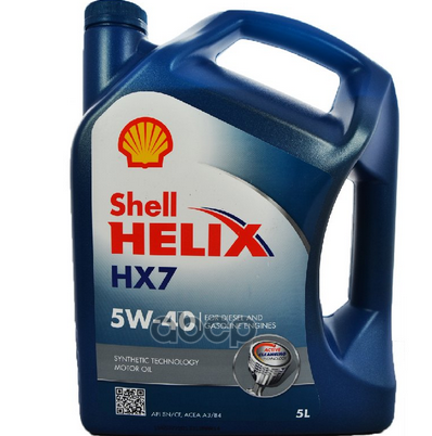 Shell Масло Моторное Shell Helix Hx7 5W40 4Л
