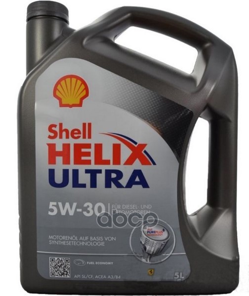 Shell Масло Моторное Синтетическое Helix Ultra 5W30 Api Sn Acea A3/B4 5Л