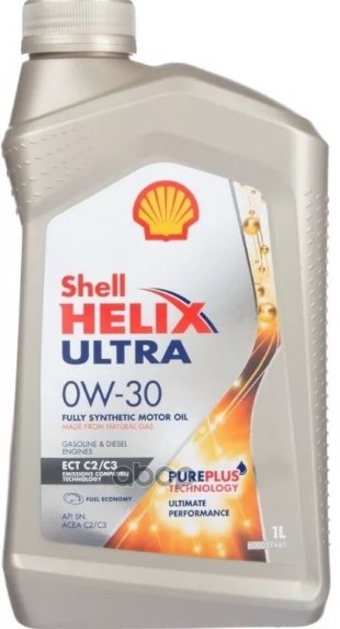 Shell 0W30 1L Helix Ultra Ect C2/C3 Масло Моторное Синтетическое
