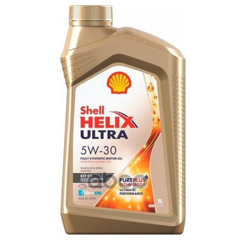 Shell Масло моторное синтетическое Helix Ultra Pro AF 5W-30, 1л 550046288