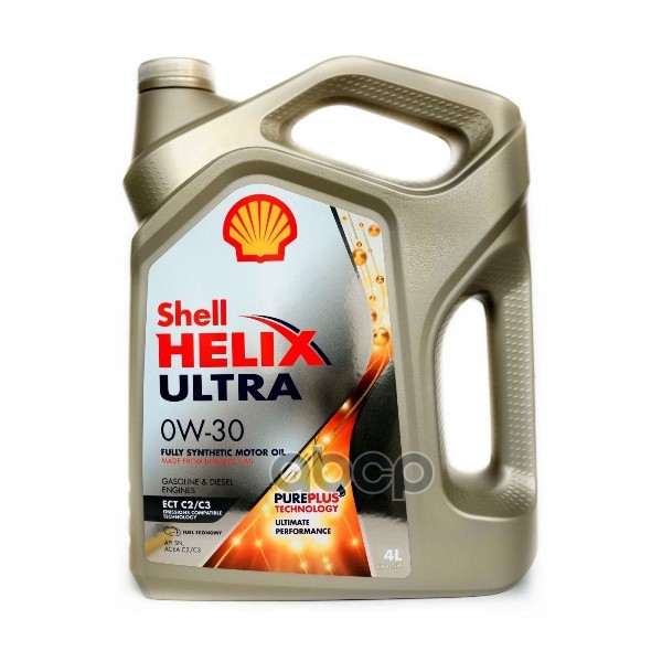 Shell Масло моторное синтетическое Helix Ultra ECT C2/C3 0W-30, 4л 550046306(550046306)