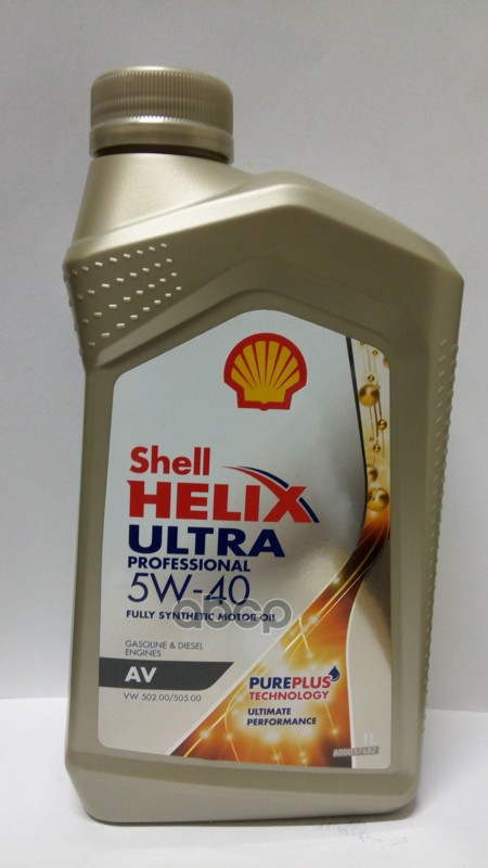 Shell Масло Моторное Синтетическое Helix Ultra Pro Av 5W-40 1Л 550046359