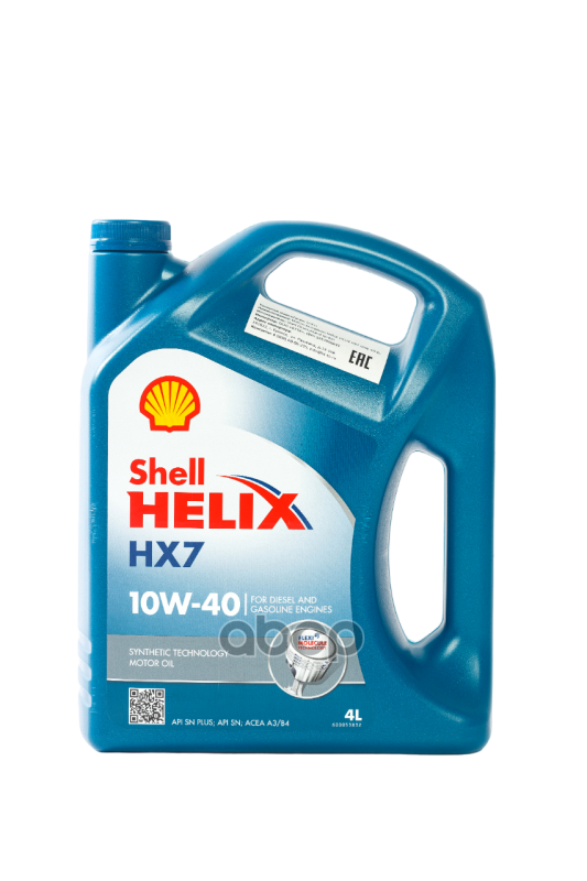 Shell Масло моторное SHELL Helix HX7 10W-40, 4л 550053737(550070333T124)