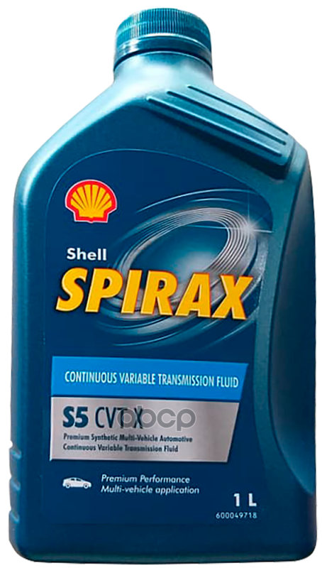 Масло трансмиссионное синтетическое Spirax S5 CVT X 1л 550054194 Shell арт. 550054194