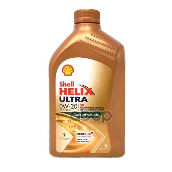 Shell Масло моторное синтетическое Helix Ultra SP 0W-20 1л 550063070(550075628O004)
