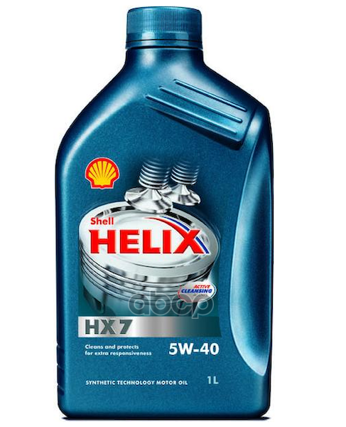 Shell Масло моторное п/с SHELL Helix HX7 5W-40 1л   (550051496) 550070318
