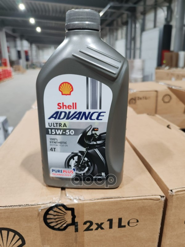 Масло моторное SHELL ADVANCE ULTRA 4T 15W-50 1л 550075709 Shell арт. 550075709