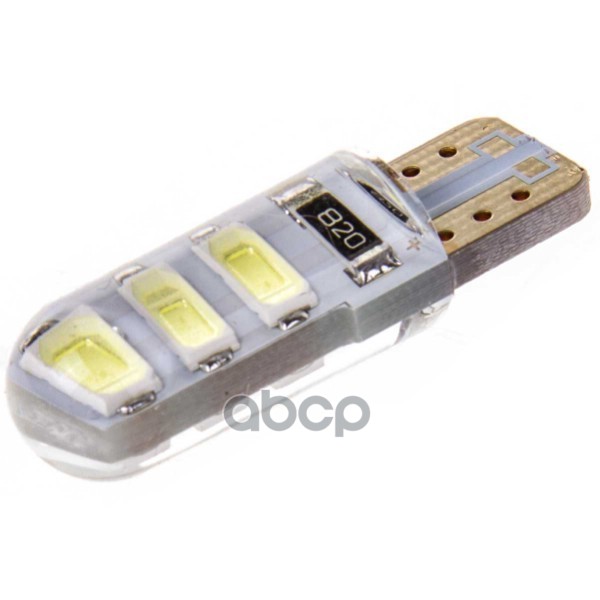Лампа Светодиодная T10 (W5w) 12V 6 Smd Диода Без Цоколя 2-Конт Белая Skyway Габариты, Skyway S08201075 Skyway арт. S08201075