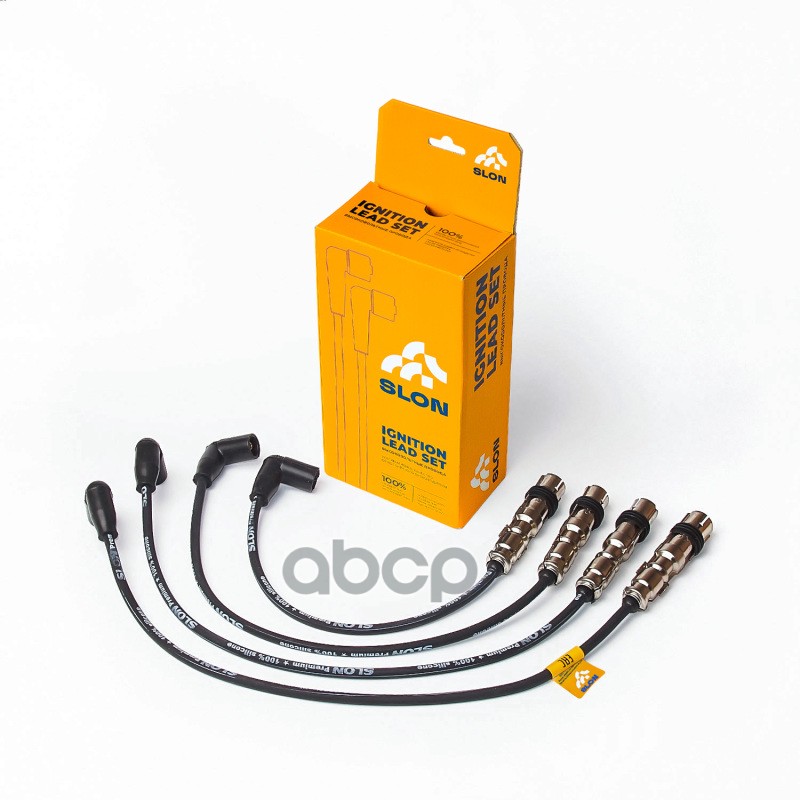 Комплект высоковольтных проводов для  автомобилей Audi (A3  A4)  Skoda (Fabia  Octavia  Rapid)  VW ( Slon арт. sln.015