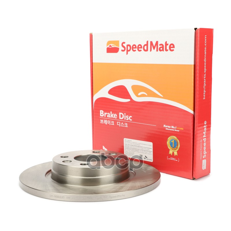 Диск тормозной передний (259mm) RENAULT Logan (LS) 2004-2015,Sandero (BS0) 2007- SPEEDMATE SM-BDE035 SpeedMate арт. SM-BDE035