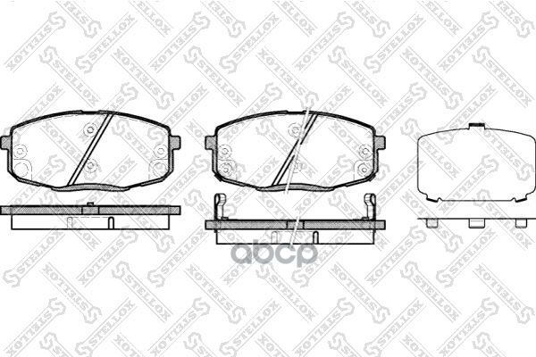 Колодки Дисковые Торм. Перед.  001083Bsx Stellox арт. 001083BSX