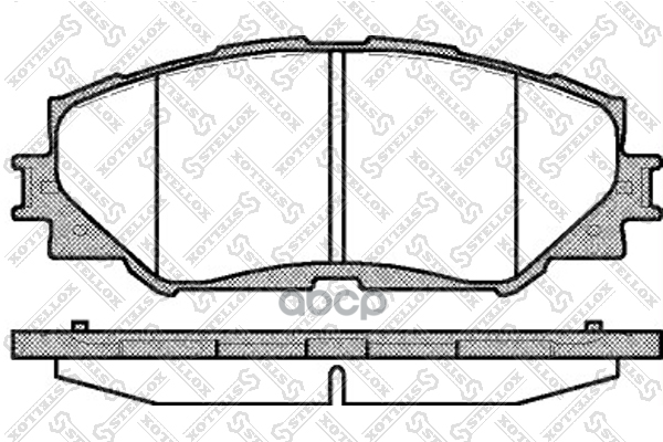 Колодки дисковые п. Toyota RAV4 2.4 06> Stellox арт. 001089BSX