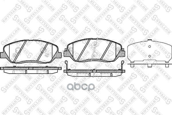 Колодки дисковые п. Hyundai Santa Fe 2.2CRDi Stellox арт. 001092BSX