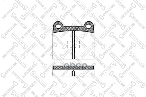 Колодки Дисковые П Vw Golf/Jetta 1.1-1.6D 74-83 028000Sx Stellox арт. 028000SX