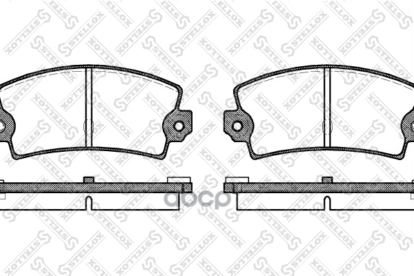 колодки дисковые зRenault Espace/R21/R25 2. 032036SX Stellox арт. 032036SX