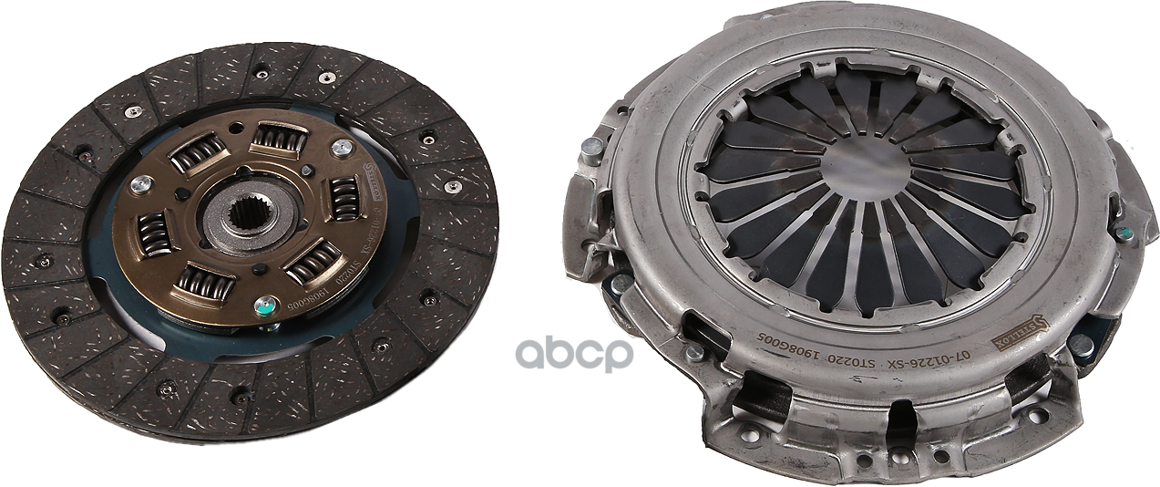 К-кт сцепления без выжимного подшип.Fiat Grande Punto/Idea,Lancia Stellox арт. 0701226SX