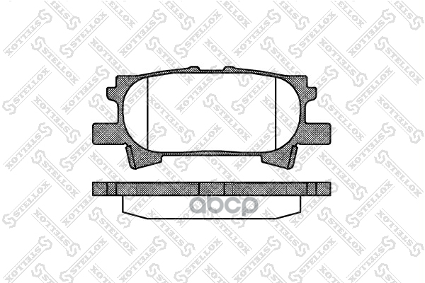колодки дисковые з Lexus R 1051000SX Stellox арт. 1051000SX