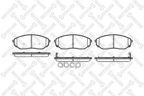 Колодки Дисковые П. Kia Sorento 2.4I/3.5I/2.5 Stellox арт. 1052002BSX